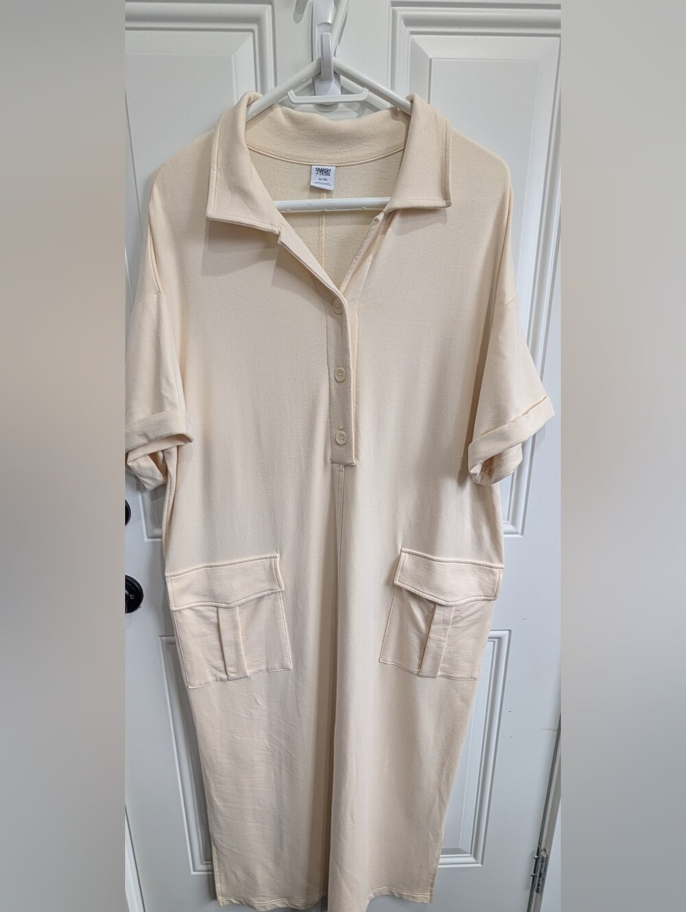 Smash + Tess Lennex Cargo Dress in Natural – Size XL (Excellent Condition)